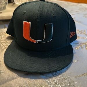 University of Miami Fitted Hat
